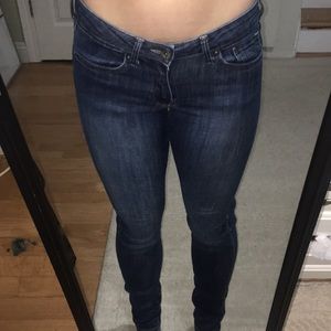 Super Skinny Blue Jeans
